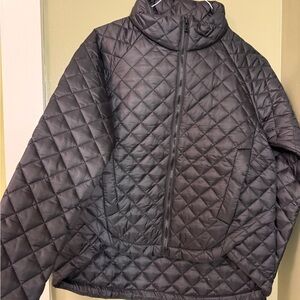 NWT Quince Black Quilted Jacket